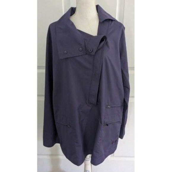 Under Armour Jackets & Blazers - Under Armour Womens Asymmetrical ColdGear Windbreaker Jacket Purple/Blue XL